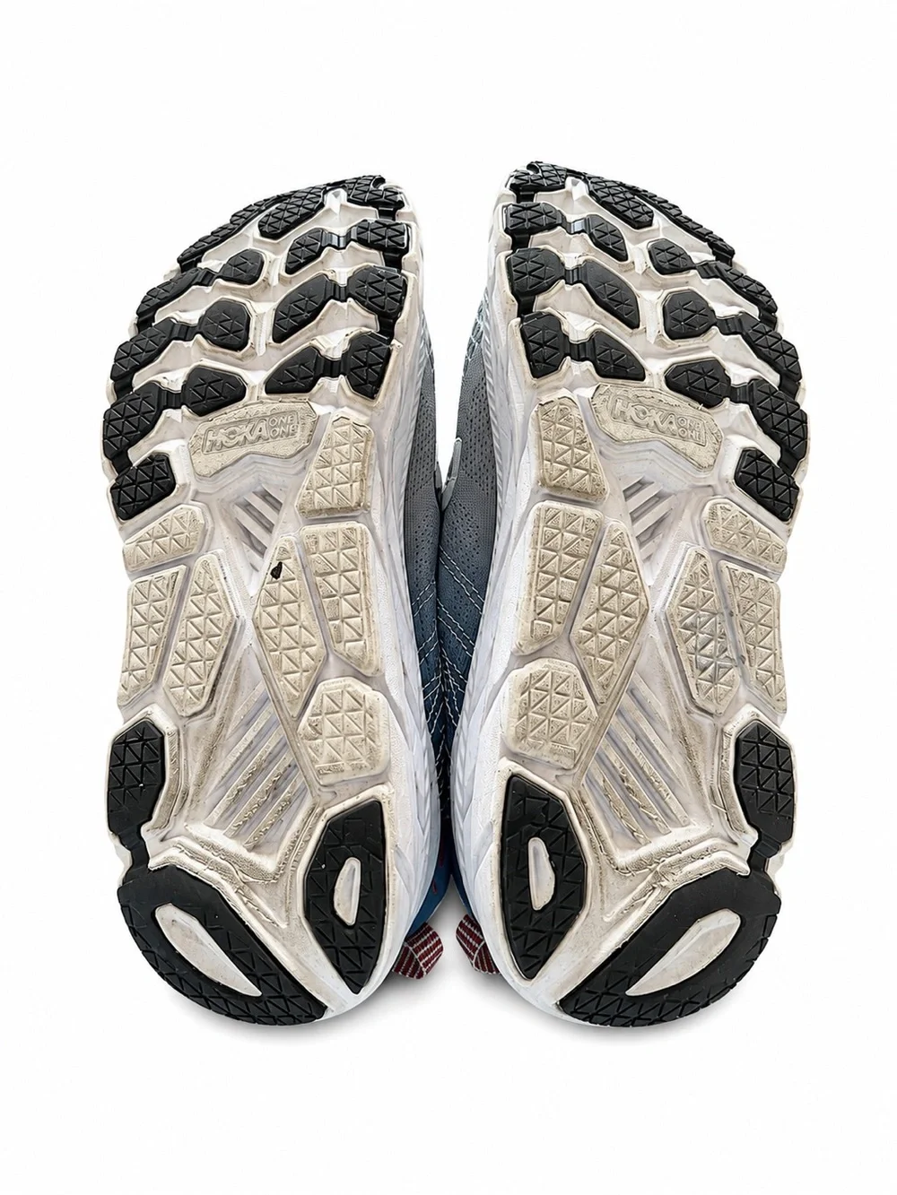 Hoka Women's Athletic Shoes in Blue and Gray